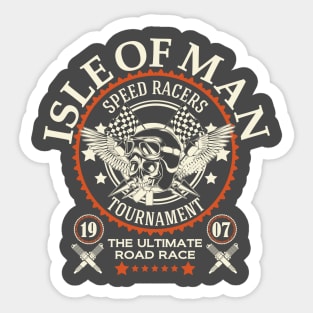 IOMTT Isle of Man TT Road Race Sticker